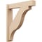 Ekena Millwork 5 1/2-in W x 26-in D x 30-in H Funston Block Rough Cedar Woodgrain TimberThane Outlooker, Primed Tan OUTUR055X26X30FST44RCPR - alternate 1